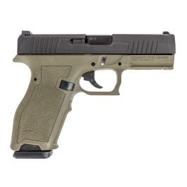 PSA Dagger Full Size - S 9mm Pistol With Extreme Carry Cut & Non-Threaded Barrel, Two-Tone Flat Sniper Green
