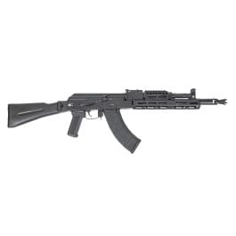 PSA AK-104 Side Folding Rifle w/Pinned and Welded Spiked Extended Booster and JL Billet Rail, Black