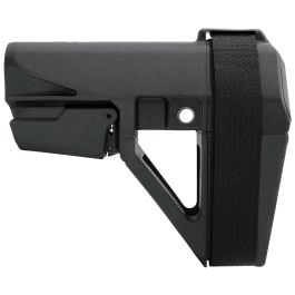 SB Tactical SBA5 5-Position Adjustable Pistol Brace, Black - SBA5X-01-SB