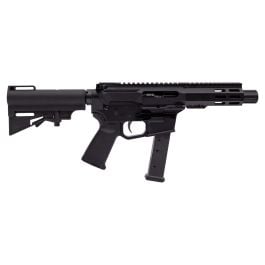 PSA Gen4 4" 9mm 1/10 GX 5" Lightweight Hex M-Lok MOE EPT HAR-15 Pistol, Black
