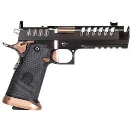 Watchtower Apache Double Stack 1911 9mm 4.60" 17/20rds Pistol, Graphite - Double Stack 1911 with Graphite Finish - APACHE9MM46CPR