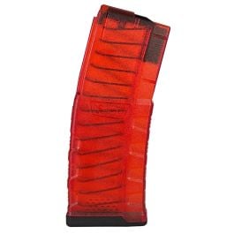 Mission First Tactical Extreme Duty 30rds .223 Remington/5.56x45mm Magazine, Translucent Red - EXDPM556-T-R