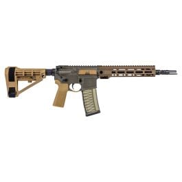 PSA Sabre-15 Forged 11.5" 5.56 Pistol w/Rifle Speed Gas Block and SBA-4 Brace, Moss Green