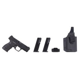 SAR SAR9 CX Package 4" 9mm 15rd Pistol, Black - SAR9CXBL