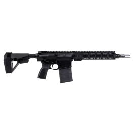 PSA Sabre-10 Forged 12.5" .308 Pistol w/Rifle Speed Gas Block and SBA-5 Brace, Black