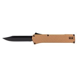 Kronos QuickDraw Compact OTF Knife, Bronze