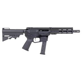 Blem PSA Gen4 8" 9mm 1/10 GX 7" Lightweight Hex M-Lok MOE EPT HAR-15 Pistol, Black