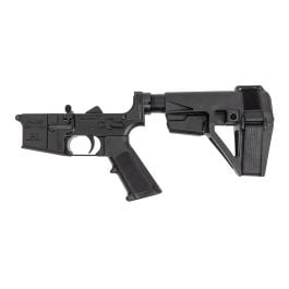PSA PA15 Classic Complete Lower w/ SBA5 Brace, Black