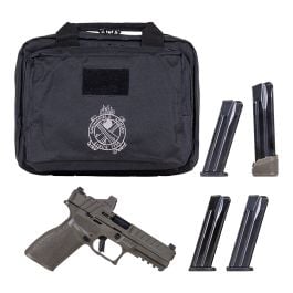 Springfield Pistol Echelon ODG Gear Up 4.5" 9mm 20rd w/ Viridan RFX II Green Dot, Range Bag