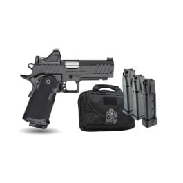 Springfield 1911 Prodigy 4.25" 9mm 20rd / 17rd Pistol Package with Viridian RFX11 Green Dot Optic, Black - PH9117AOS-PAC