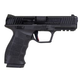 SAR USA SAR9 9mm 4.4" 17rd Optic Ready Pistol, Black - SAR9RDBL