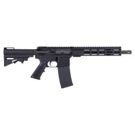 PSA 11.5" Carbine 5.56 1/7 Nitride 10.5" Lightweight Hex MLOK Classic HAR-15 Pistol - Black