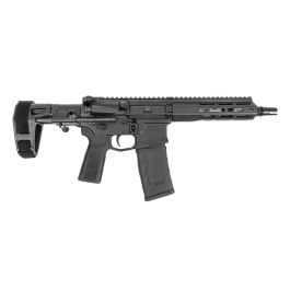 PSA Sabre Enhanced Mixtape Vol. 1, The Black Album - 8" 300BLK 1:5 Pistol w/ Sabre Plan B Mount & Maxim CQB Brace, Black