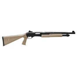 Savage Arms Stevens 320 Security 18.5" 12 Gauge 5rd Pump Shotgun, FDE/Black