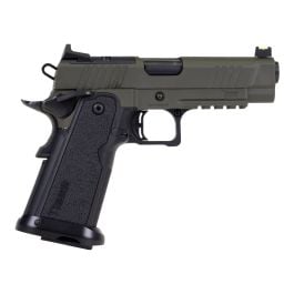Tisas 1911 Carry Double Stack 4.25" 9mm 18rd Pistol, ODG/BLK - 12500902