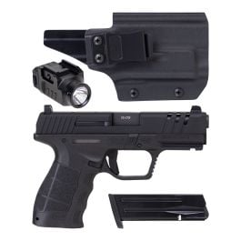 SAR SAR9 Compact LX Package 4.1" 9mm 15rd Pistol W/ Weapon Light and Holster - SAR9CLTX