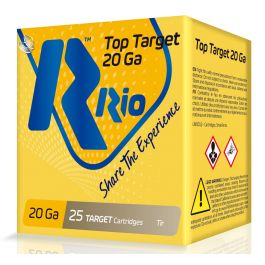 RIO Top Target 2.75" 20 Gauge Ammo 8, 25 Rounds - TT208