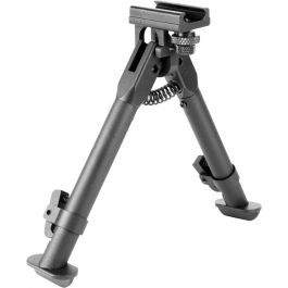 Aim Sports Handguard Rail Short Bipod, 6.5