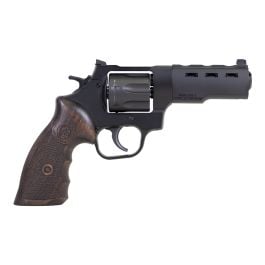Taylors & Company Double Action 4" 357Mag 7rd Revolver, Black / Wood Grip - RC1/230064