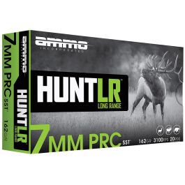 Ammo Inc Hunt Long Range 7mm PRC 162 gr SST 20rds Rifle Ammo for ...