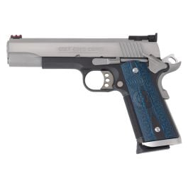 Colt Gold Cup Trophy .45 ACP 1911 Pistol, 5" Barrel, Fiber Optic Sights, Silver, Black - O5970XETT
