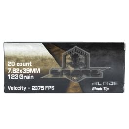 AAC "Sabre Blade Black Tip" 7.62x39mm 123 Grain 20rd Box Ammunition