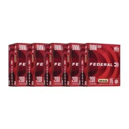 1000 Rounds of Federal Champion 9mm FMJ 115 Grain Ammo