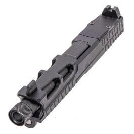 PSA Dagger Complete SW5 RMR Slide Assembly With Threaded Barrel, Black
