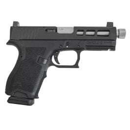 PSA Dagger Compact 9mm Pistol With SW1 RMR Slide & Stainless Threaded Barrel, Black