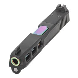 PSA Dagger Complete SW3 RMR Slide Assembly With Chameleon Non-Threaded Barrel, Black