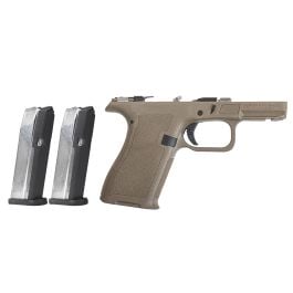 PSA Dagger Micro Complete Frame, FDE With 2-15RD Micro Slick Mags