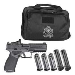 Springfield Echelon Gear Up 4.5" 9mm Pistol w/ Crimson Trace CTS-1550 Optic, Black - (3) 17rd / (2) 20rd Magazines