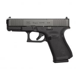 Glock 19 Optics Ready Gen5 9mm Pistol with Front Serrations & (3) 15rd Mags, Black - PA195S203M
