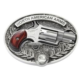 North American Arms .22LR Revolver W/ Belt Buckle1.12" 5rds, Stainless