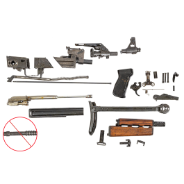 Yugo M70A Milled AK-47 Non-Matching Used Parts Kit w/ Underfolder Stock - No Barrel, Spigot, or Receiver