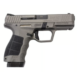 SAR USA 4" 9mm 15rd Compact Pistol, Platinum - SAR9CPT