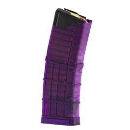 Lancer L5 Advanced Warfighter 5.56x45 30 Round AR-15 Magazine, Translucent Purple