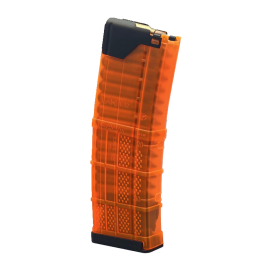 Lancer Systems L5AWM 30rd 5.56x45mm/.223 Rem Magazine, Translucent Blaze Orange