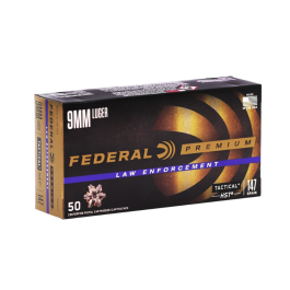 Federal Premium LE Tactical HST 9mm 147gr JHP Ammo, 50rds - P9HST2