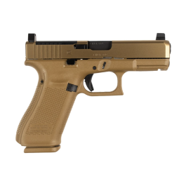 Glock 19X V Series MOS 4.02" 9mm 19rd/17rd Pistol w/ Ameriglo Sights, Coyote - PV1950S03XMOS
