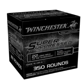 Winchester Super Suppressed 22LR 45gr 350rds-SUP22LRB2