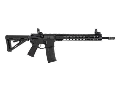 PSA AR-15 16" Mid-Length 5.56 NATO 1/7 Nitride 13.5" Lightweight M-Lok MOE EPT Rifle w/MBUS Sight Set