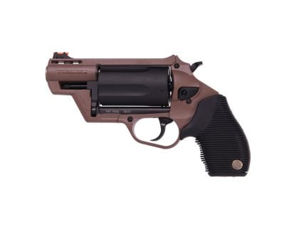 Taurus Judge Public Defender 5rd 2" 410 Bore / 45 Colt Revolver, Brown/Black- 2-441021B