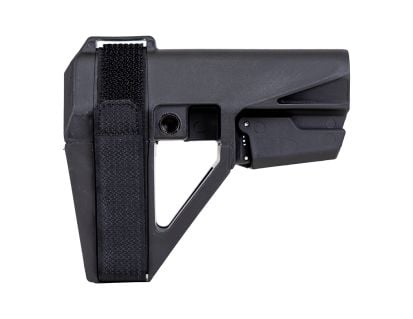 SB Tactical SBA5 5-Position Adjustable Pistol Brace, Black - SBA5X-01-SB