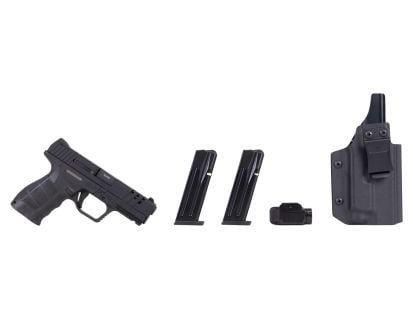 SAR SAR9 CX Package 4" 9mm 15rd Pistol, Black - SAR9CXBL