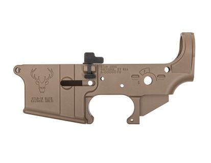 Stag Arms AR15 Elite Ambi Stripped Lowers Receiver, FDE