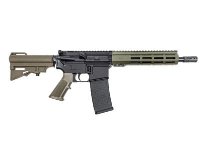 PSA 10.5" Pistol-Length 300AAC Blackout Nitride 9" Lightweight Hex M-Lok Classic HAR-15 Pistol, ODG