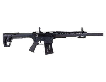 Charles Daly AR-12A 18.5" 12GA 5rd Shotgun, Black - 930.420