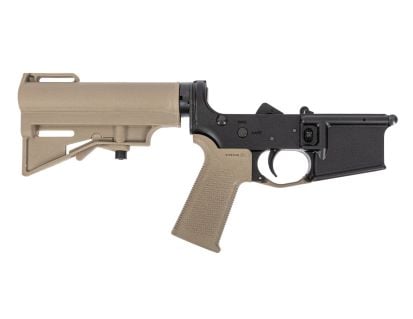 PSA AR15 Complete MOE SL Stealth Lower W/ HAR-15 brace, FDE