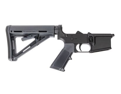 PSA MOE Stealth AR-15 Complete Rifle Lower W/ Classic Grip and Trigger Guard, Gray